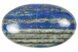 Polished Lapis Lazuli Palm Stone - Pakistan #250653-1